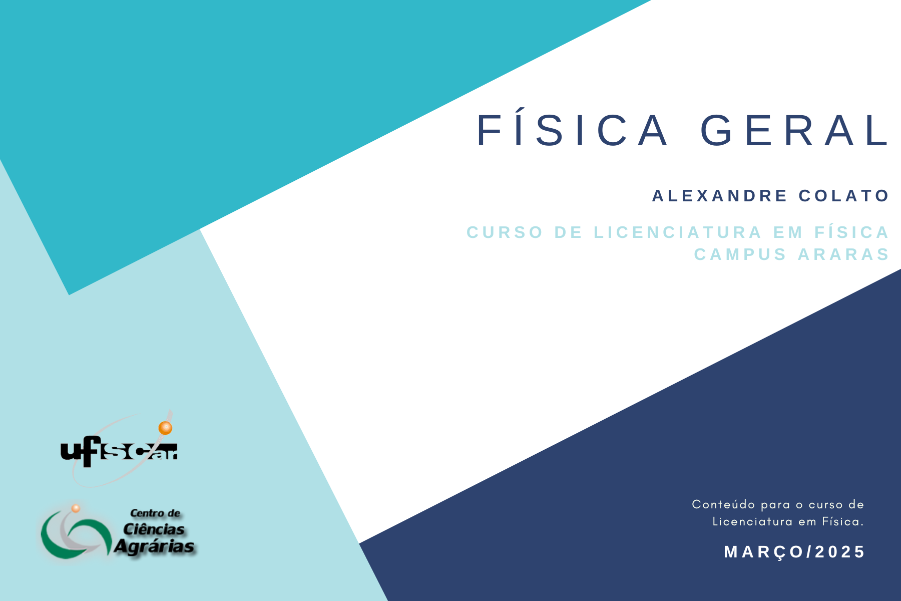 2025-1 FÍSICA GERAL